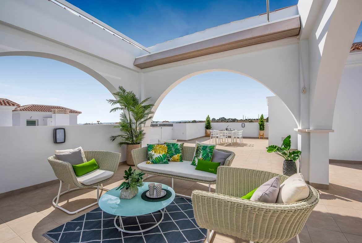 Ruim terras bij penthouse in Ciudad Quesada met uitzicht en buitenruimte